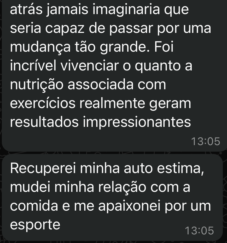 mudança de vida
